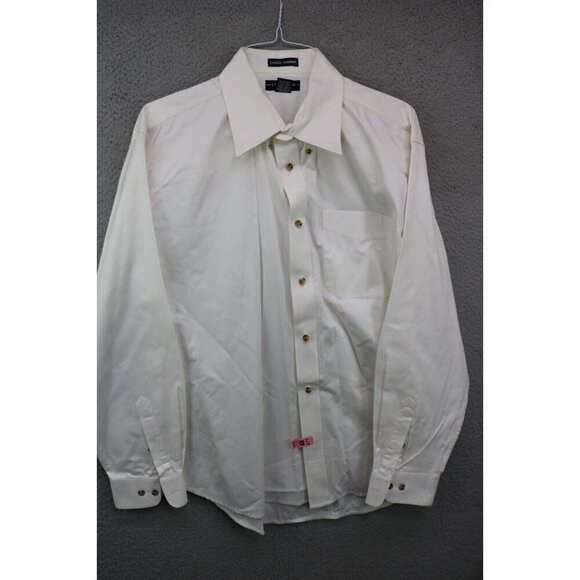 Ivy Crew Other - Ivy Crew Men's Wrinkle Resistant Classics Long Sleeve White Shirt-Size XL-Y2K